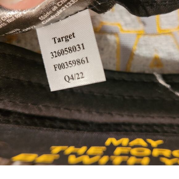 STAR WARS Lucas Films May The Force Be With You Snapback Baseball Cap Fuzzy 3D - Picture 10 of 10